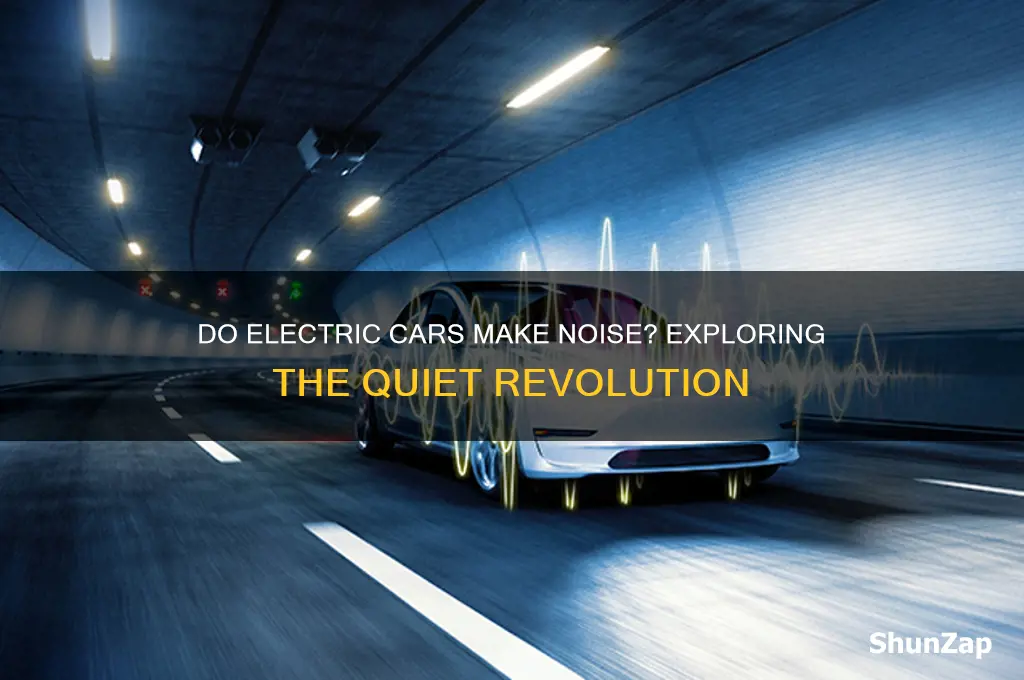 does a plug-in electric car make noise