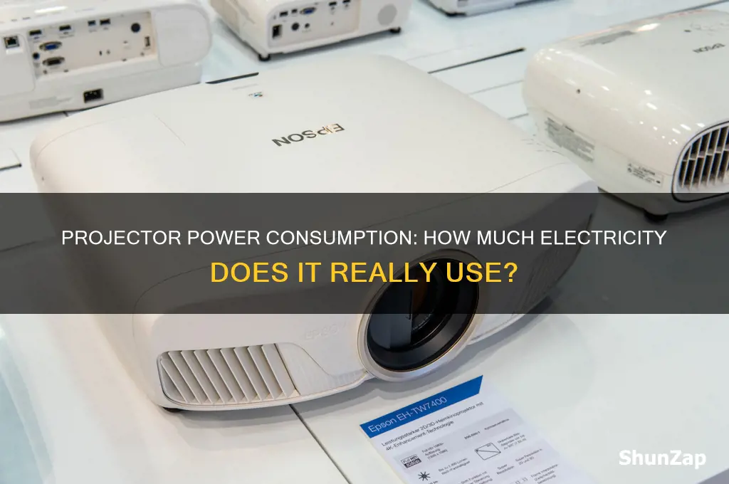 does a projector use a lot of electricity