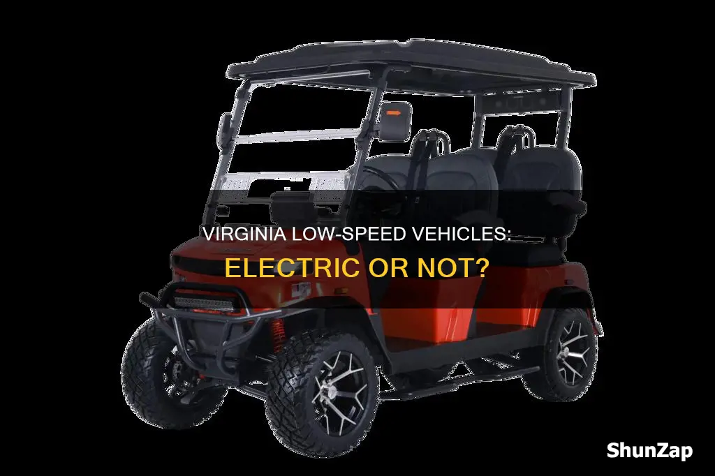 does a virginia low speed vehicle have to be electric