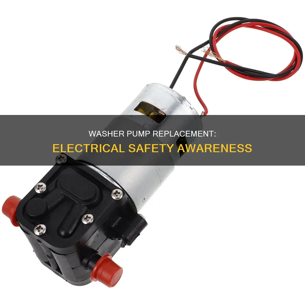 does a washer pump replacement contain electrical