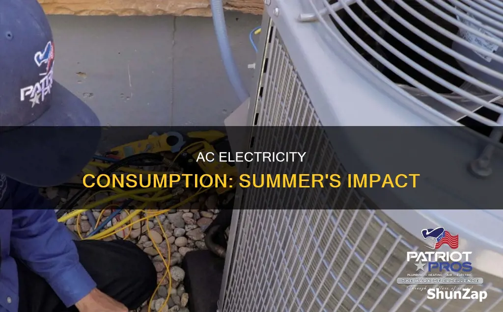 does ac consume more electricity in summer