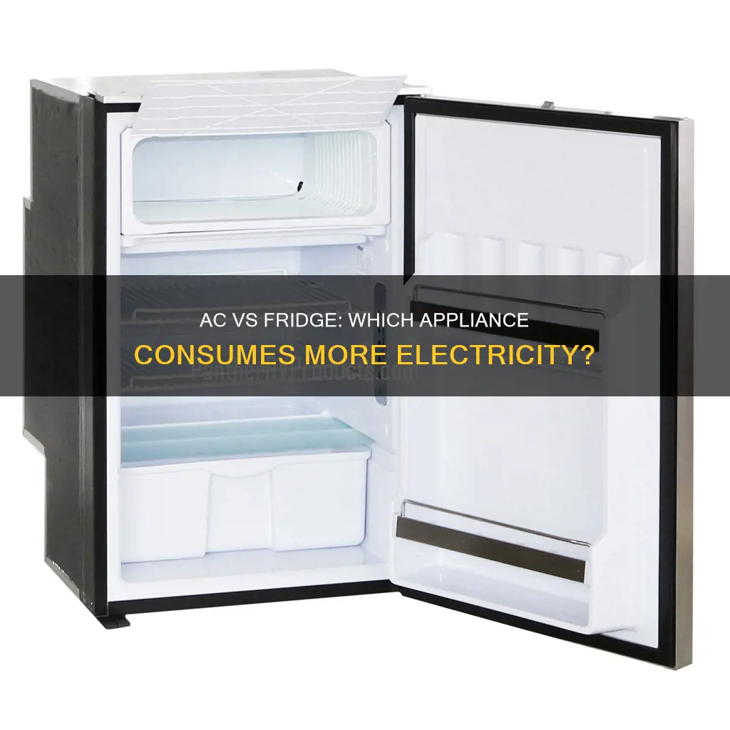 does ac consume more electricity than refrigerator