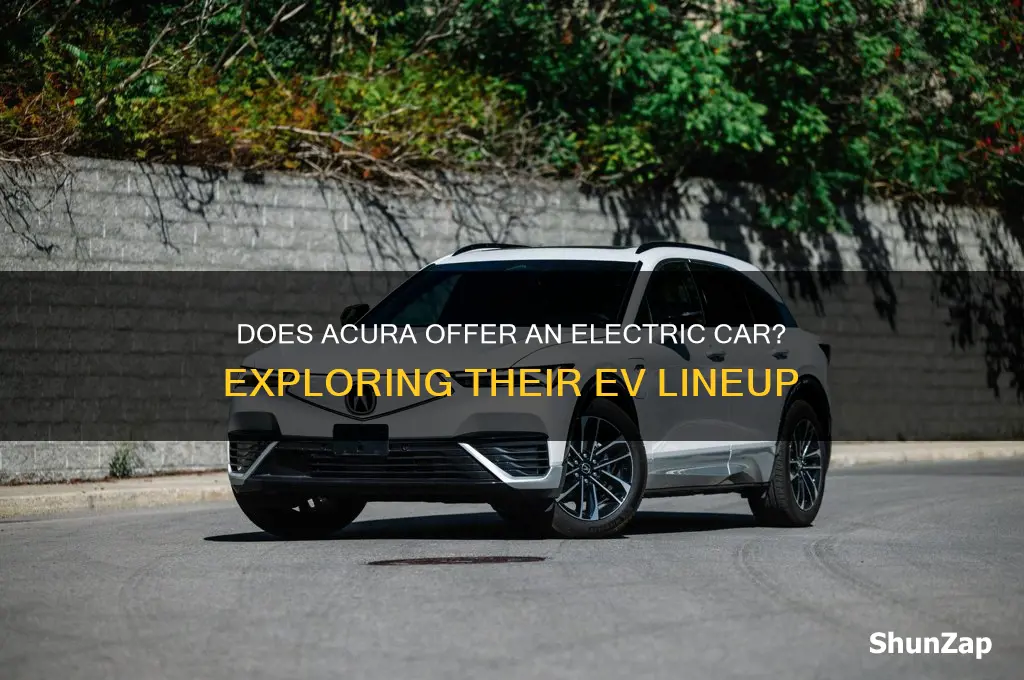 does accura have an electric car