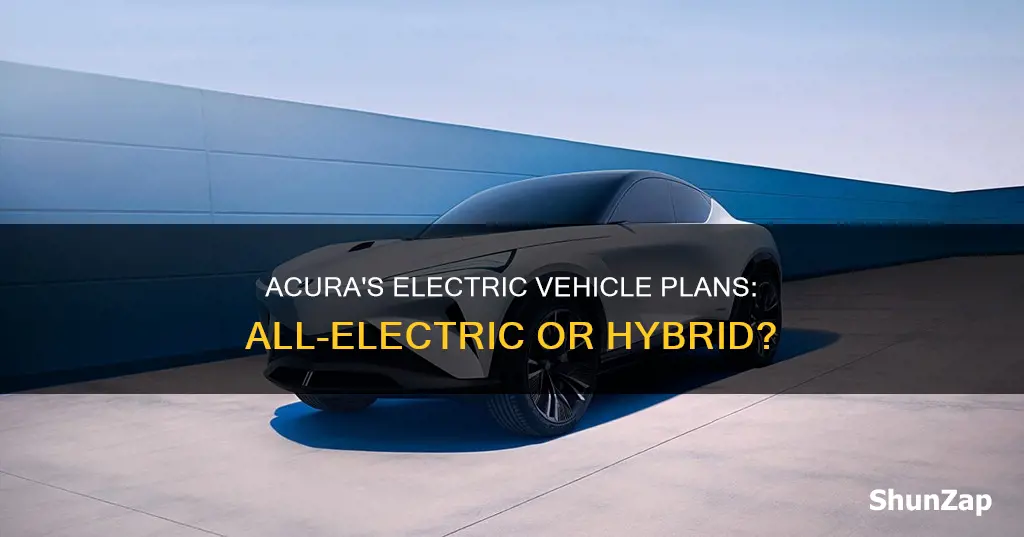 does acura have an all electric vehicle