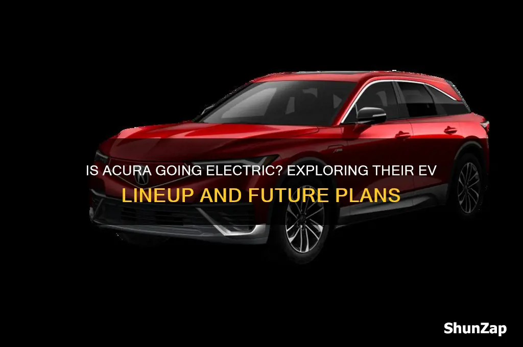 does acura make an electric car