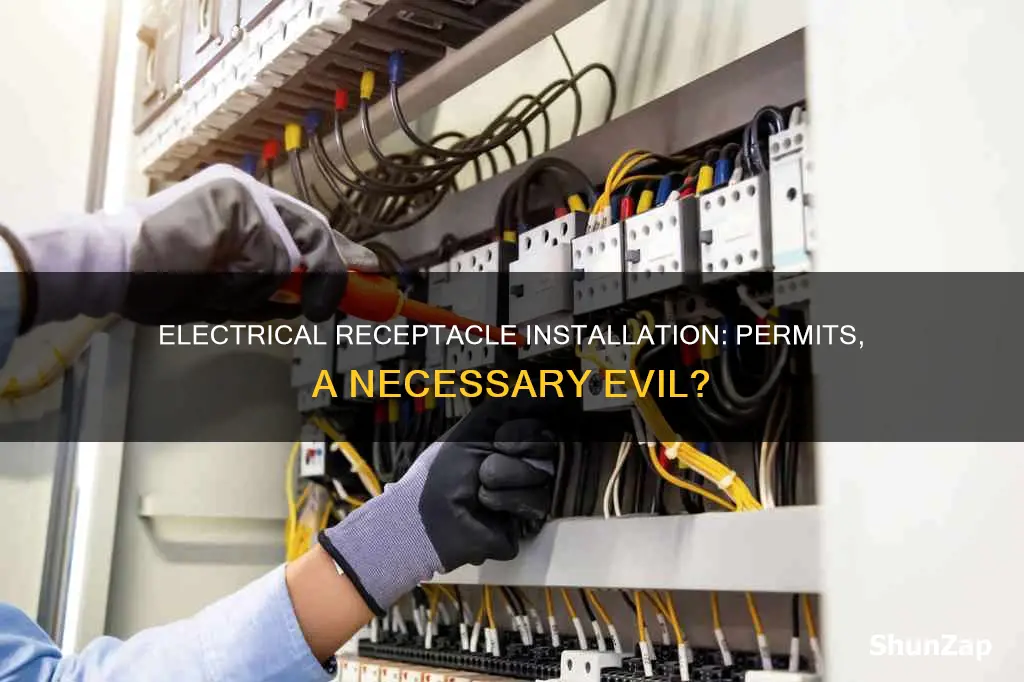 does adding electrical recepticles require a permit