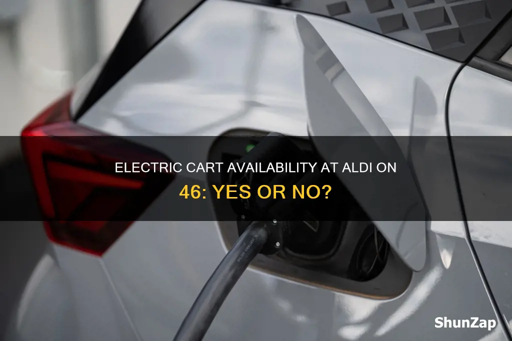 does aldi on 46 have electric carts
