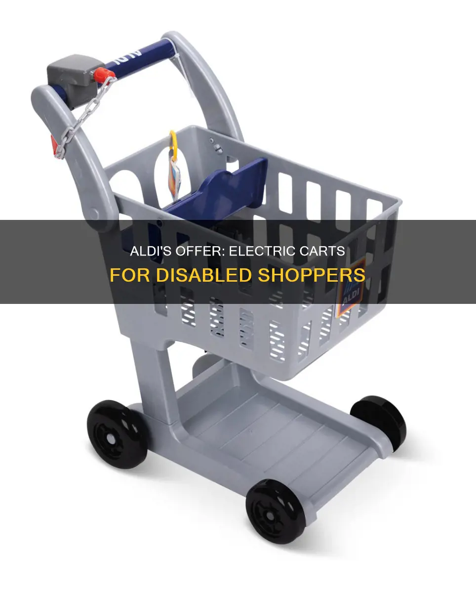 does aldis provide electric carts for disabled