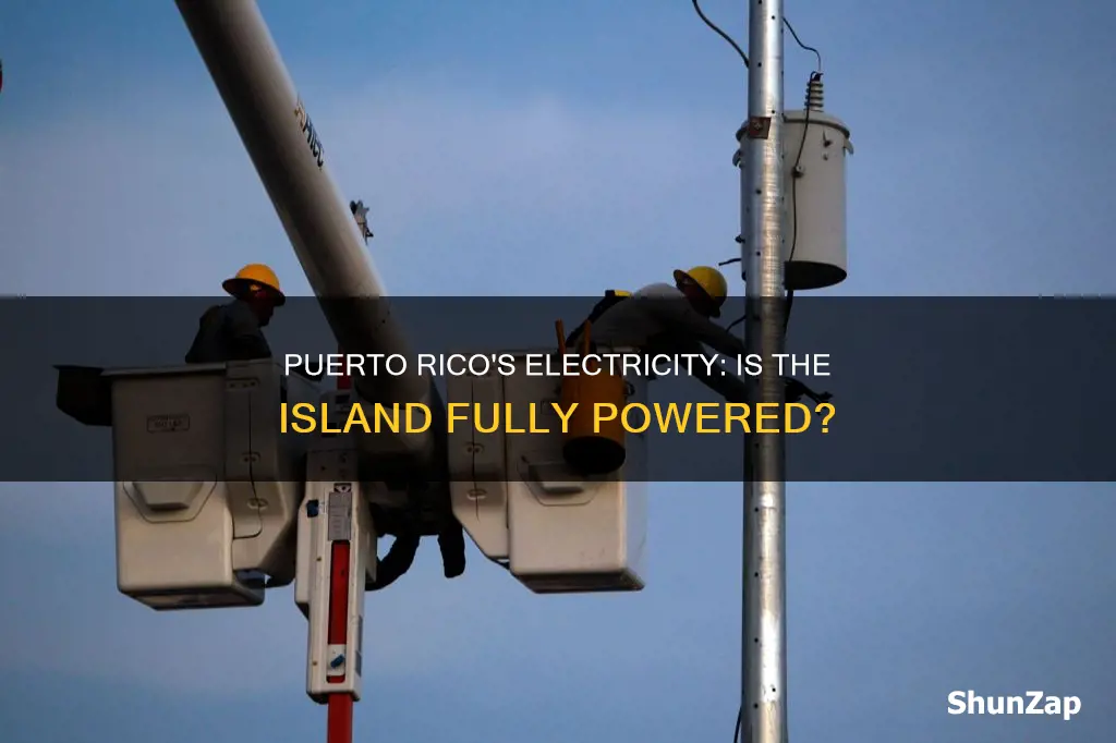 does all of puerto rico have electricity