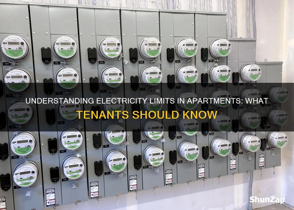 does an apartment have a limit electricity