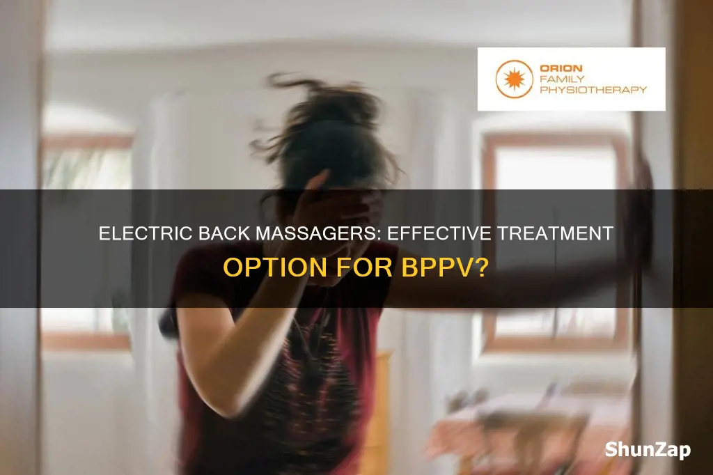 does an electric back massager help bppv