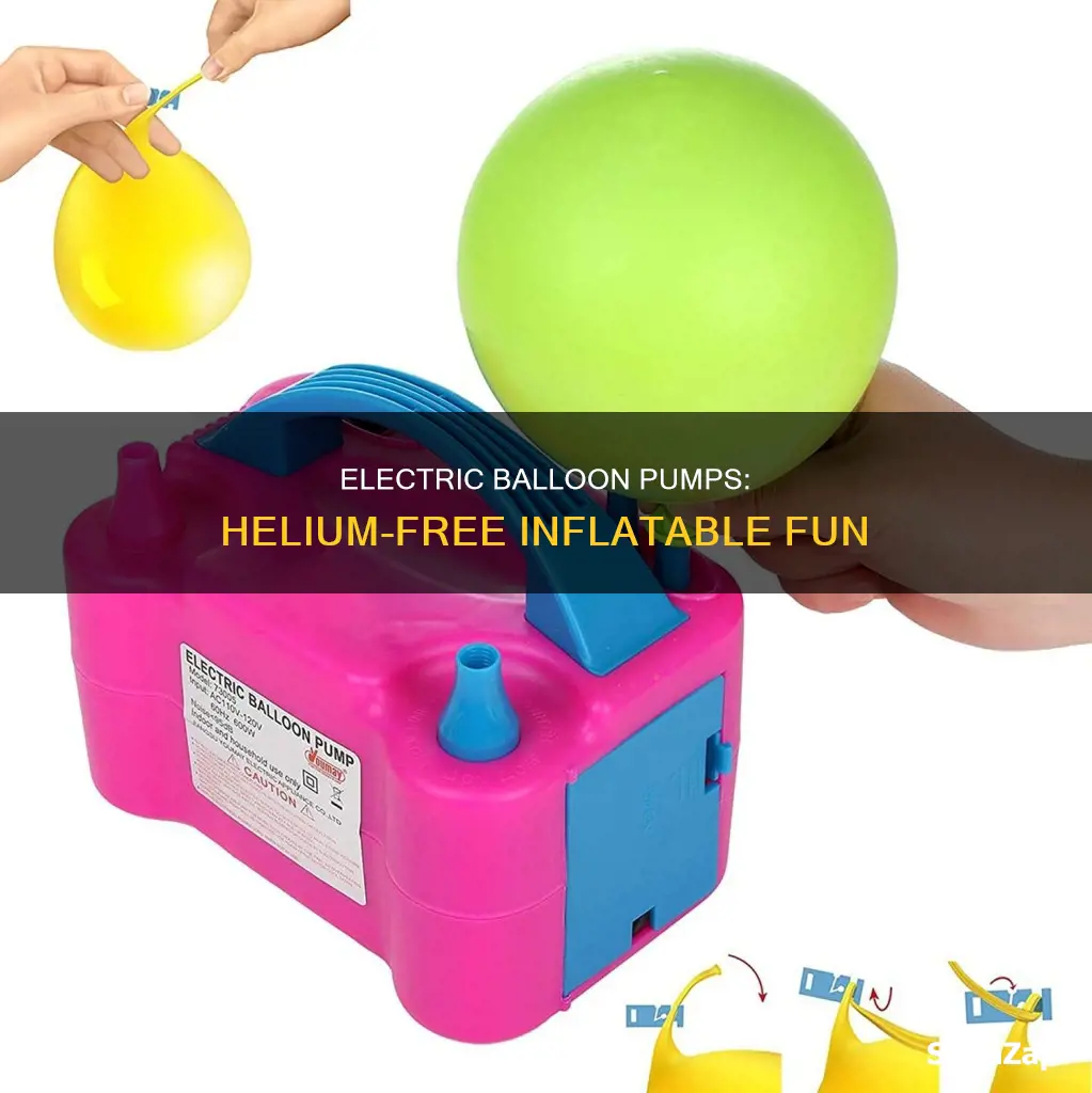 does an electric balloon pump have helium