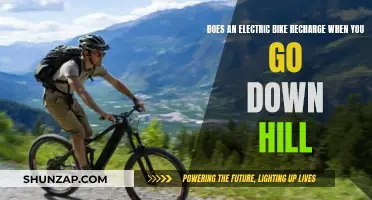 Electric Bike Recharging: Downhill Benefits?