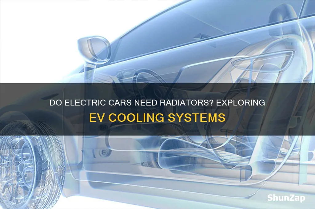 does an electric car have a radiator