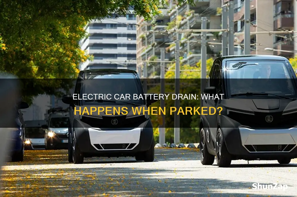 does an electric car lose charge when parked