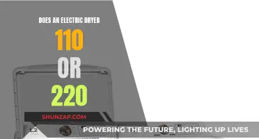 Voltage Requirements for Your Electric Dryer: 110 vs 220
