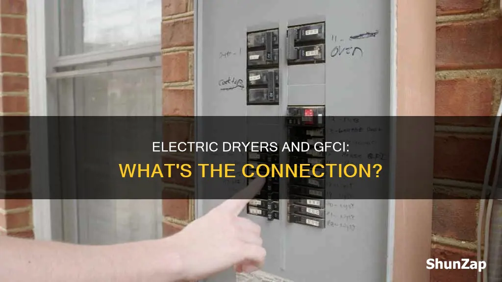 does an electric dryer require a gfci