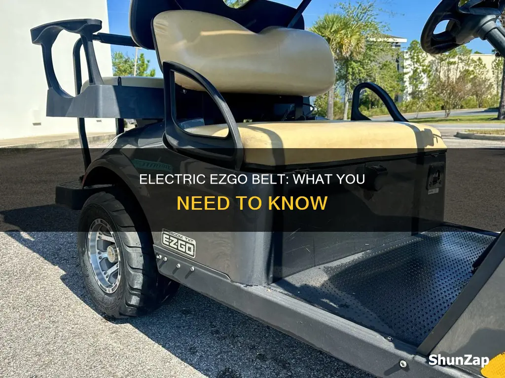does an electric ezgo have a belt