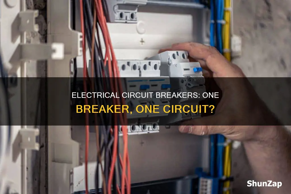 does an electrical circuit mean one breaker