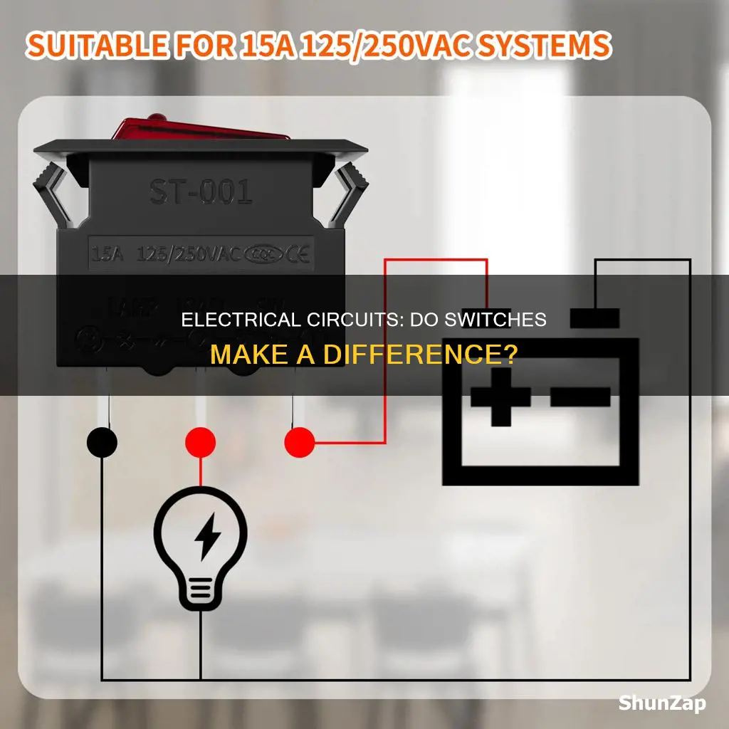 does an electrical circuut have a switch