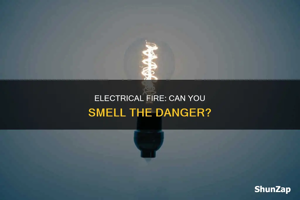 does an electrical fire have a smell