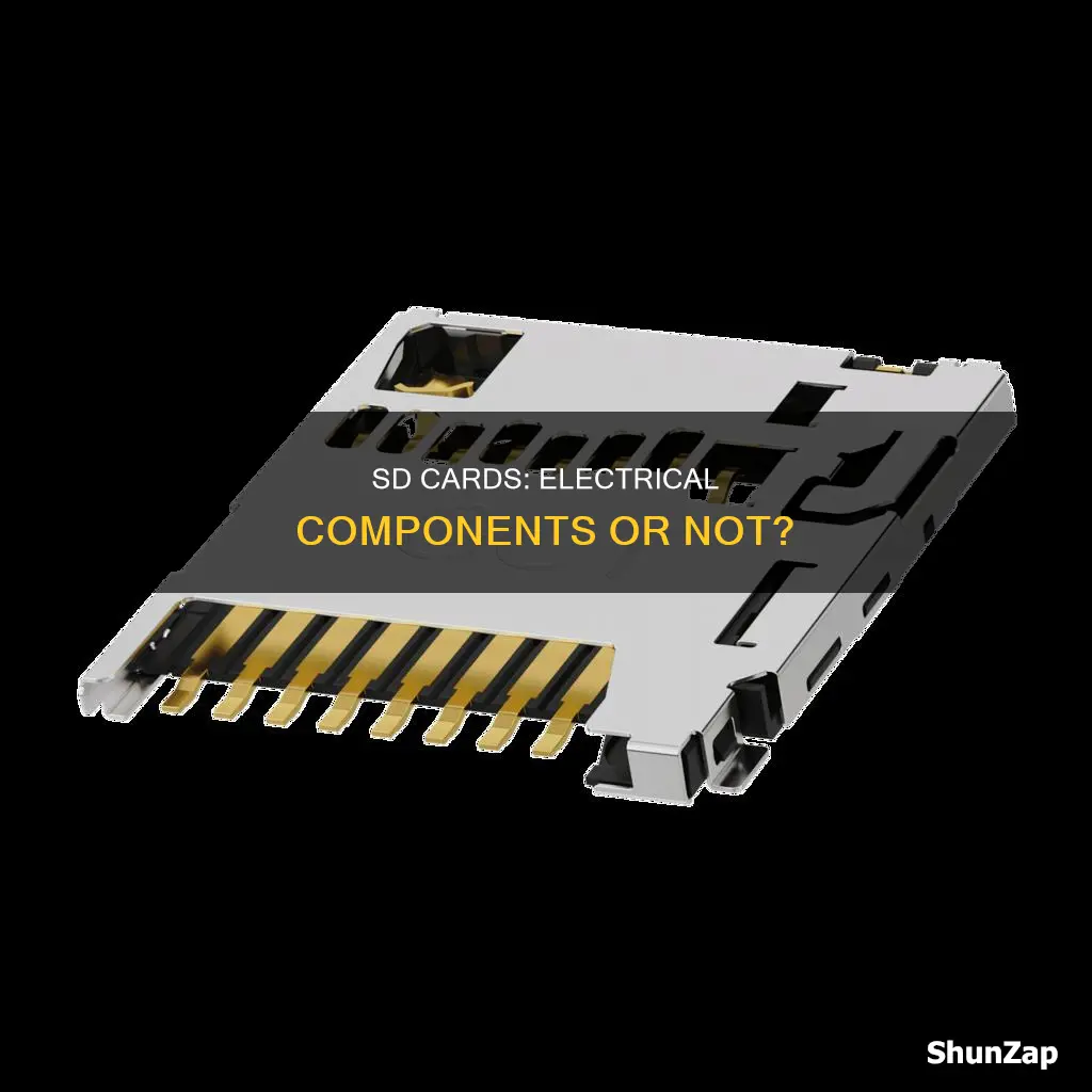 does an sd card have electrical components
