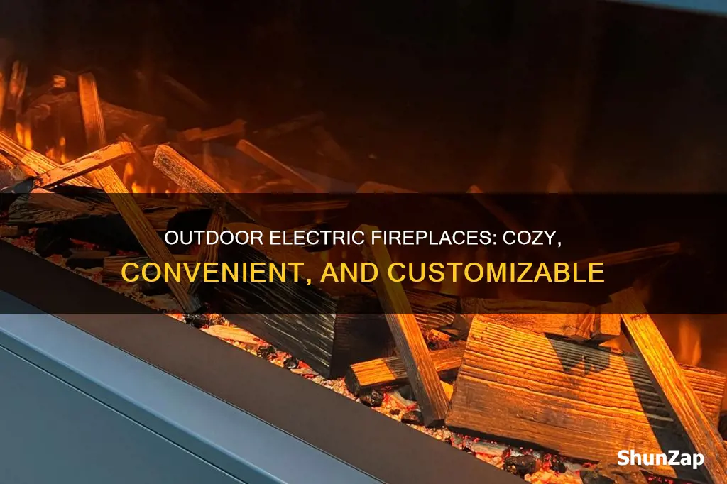 does anyone sell electric outdoor fireplace logs