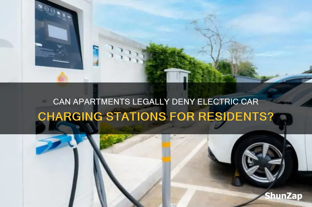 does apartment have to allow electric car charging