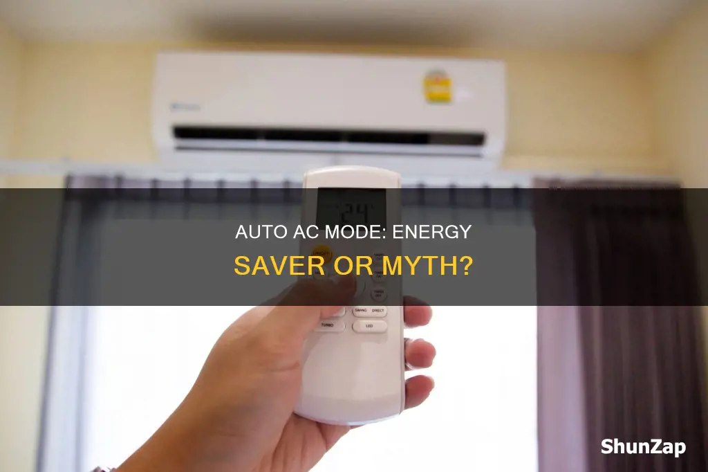 does auto mode in ac save electricity