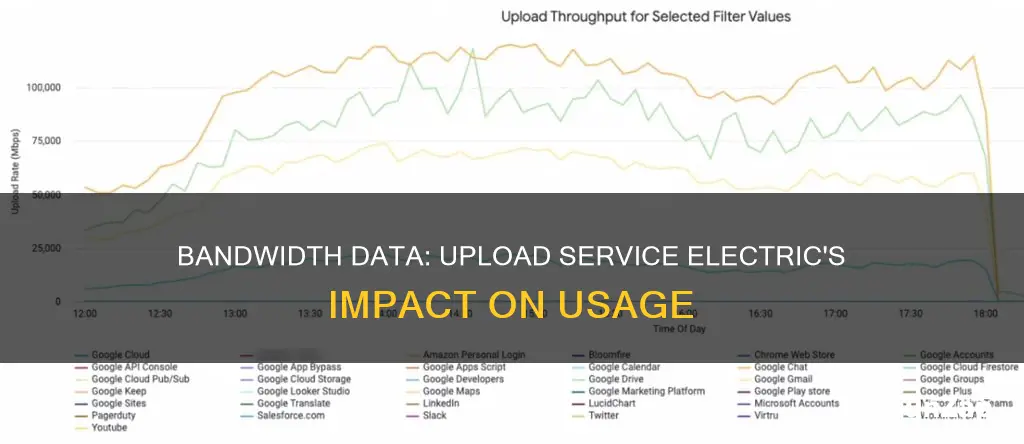 does bandwidth data include upload service electric