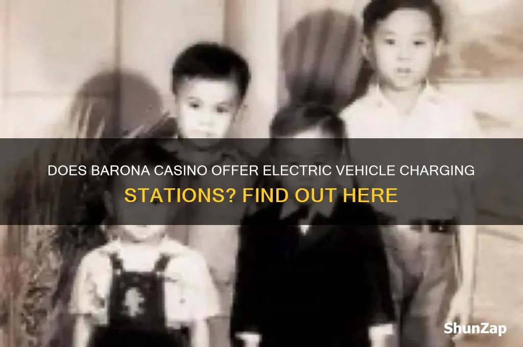 does barona have electric car charging station