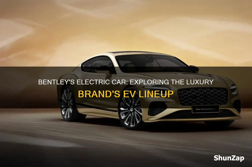 does bentley have an electric car
