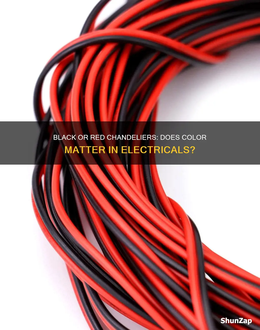 does black or red electrical chandaler matter