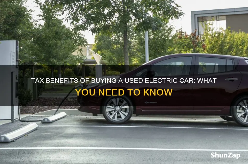 does buying a used electric car count tax