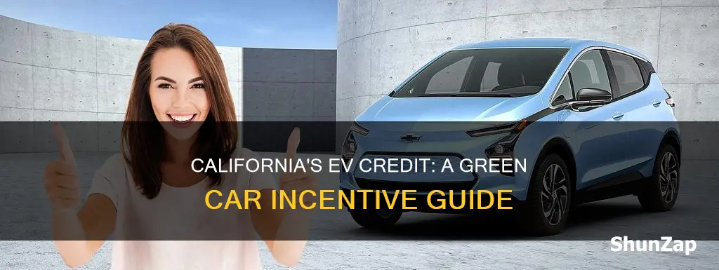 does california have an electric vehicle credit