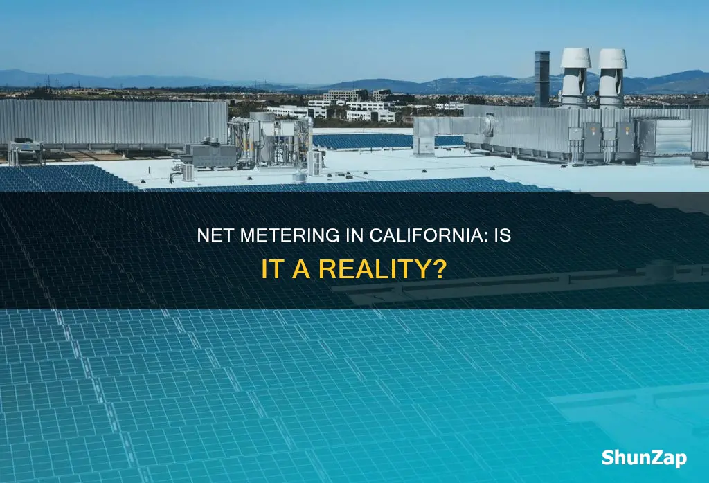 does california have net metering for electricity