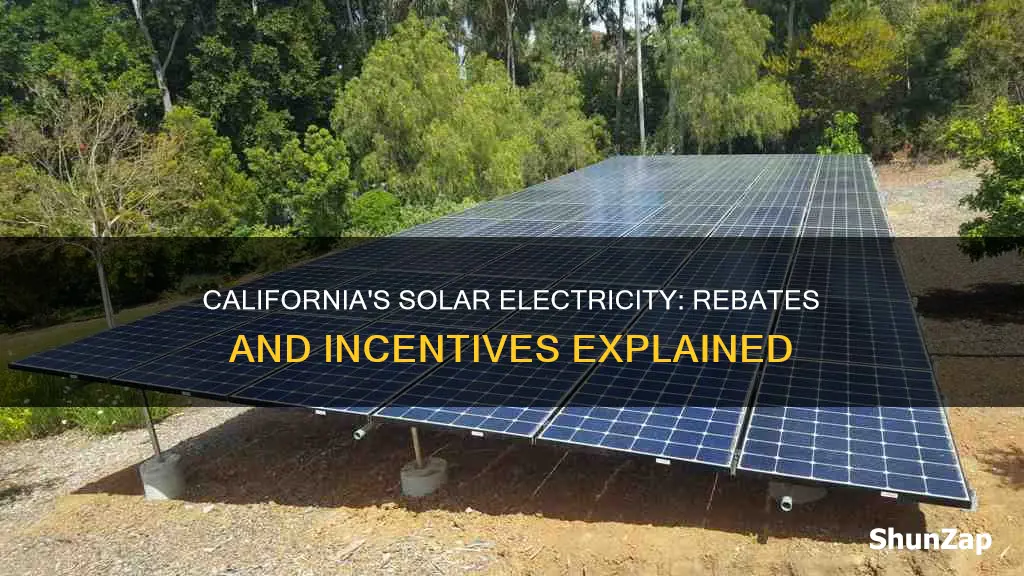 does california have rebates for solar electricity