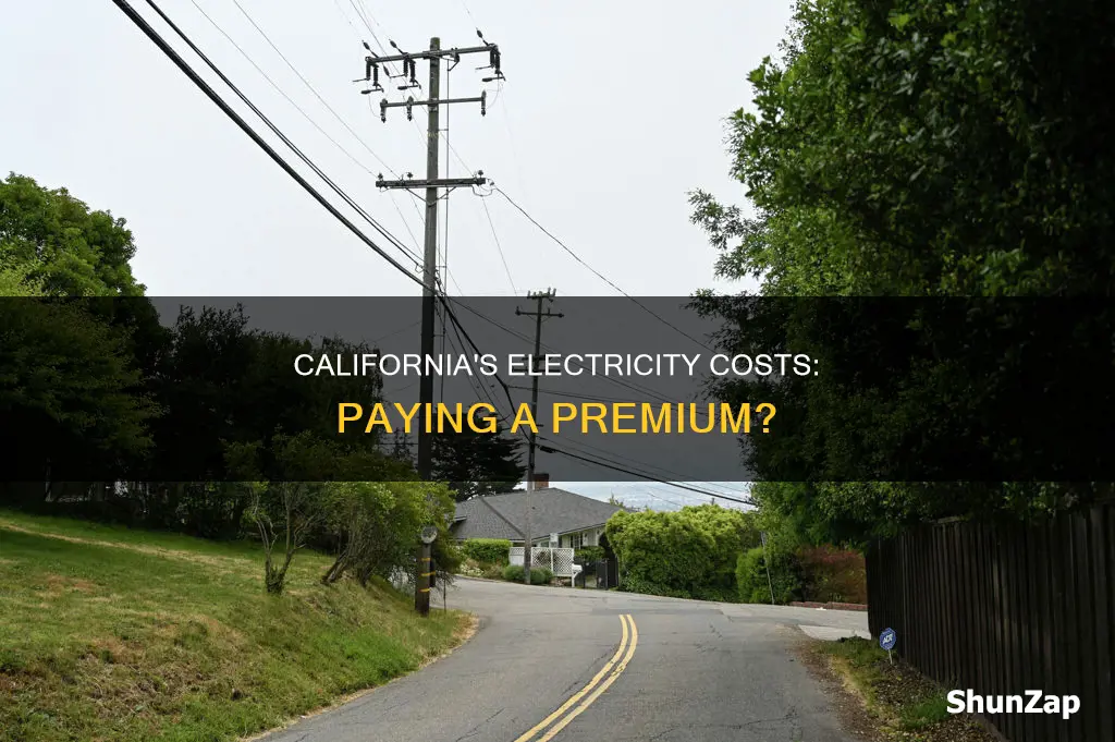 does california really pay more for electricity