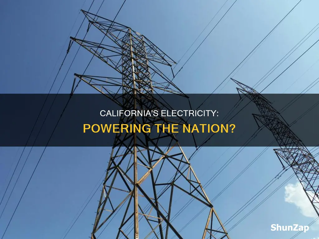 does california sell electricity to other states