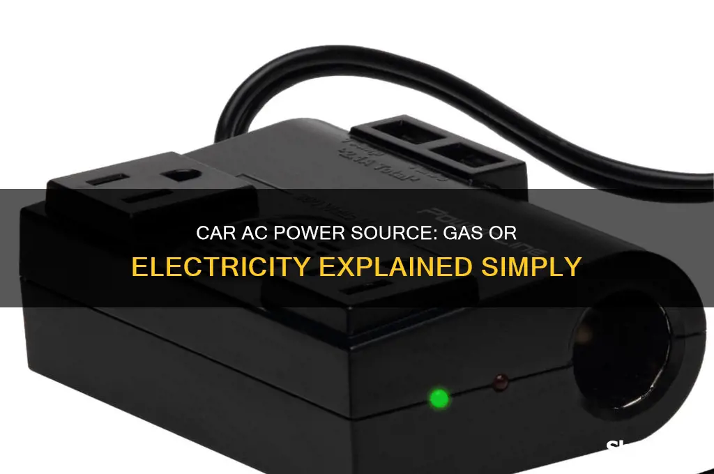 does car air conditioning use gas or electricity