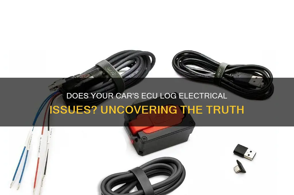 does car ecu record when a electrical problem occurs
