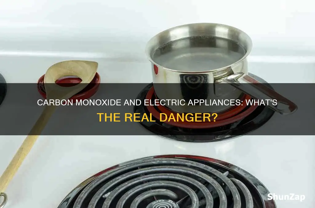 does carbon monoxide come from electric appliances