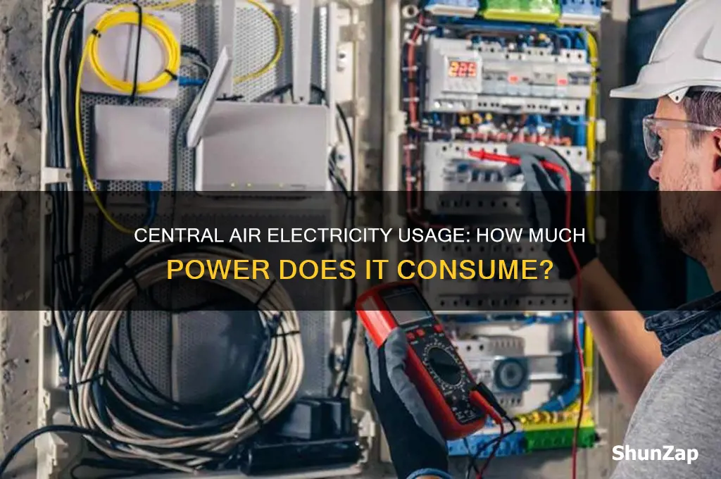 does central air use electricity