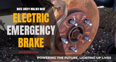 Electric Emergency Brakes: Are They Standard in Chevy Malibu?