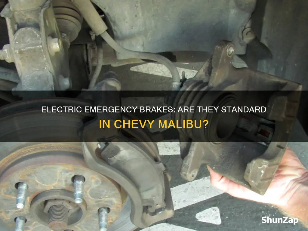 does chevy malibu have electric emergency brake