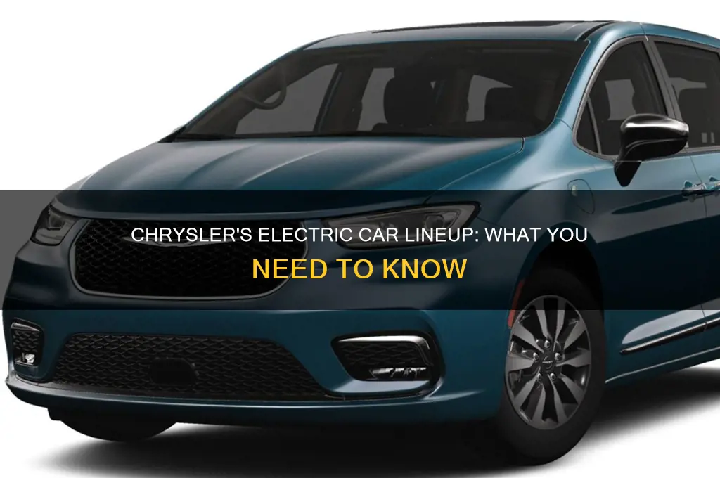 does chrysler have an electric car