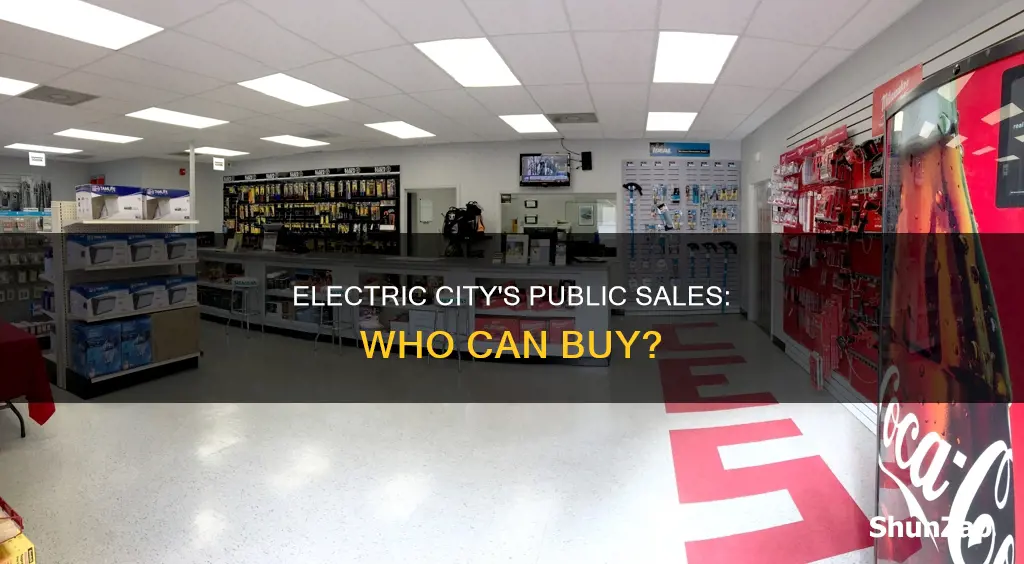 does city electric sell to the public