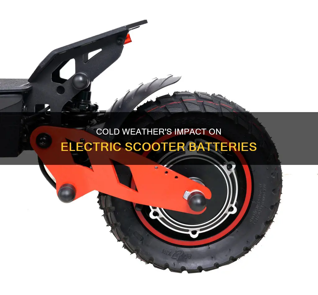 does cold weather affect electric scooter battery