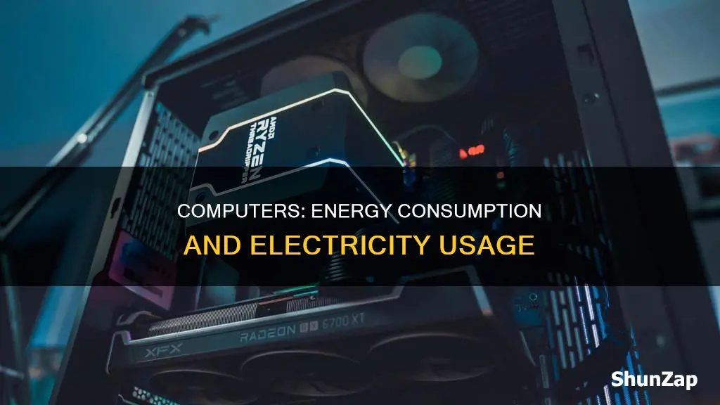 does computers burn a lot of electricity