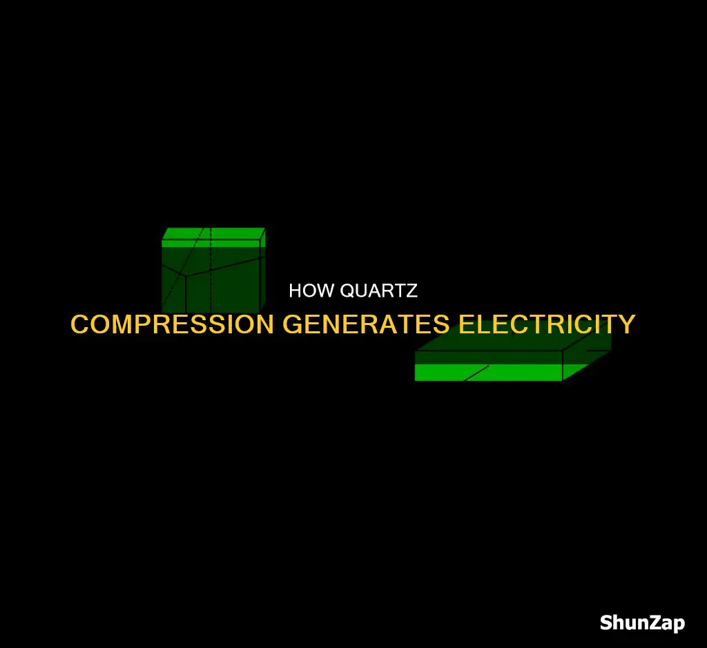 does constant compression on quartz create electricity